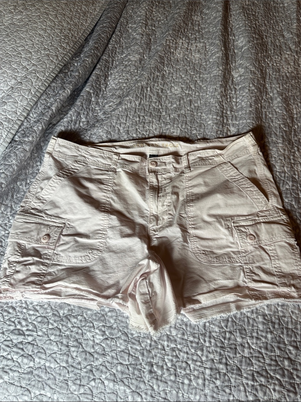 American Eagle Outfitters Light Pink Cargo Shorts